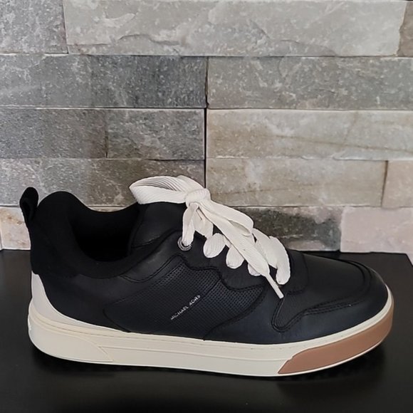 MICHAEL Michael Kors Men's Barett Leather Sneaker - Picture 6 of 8